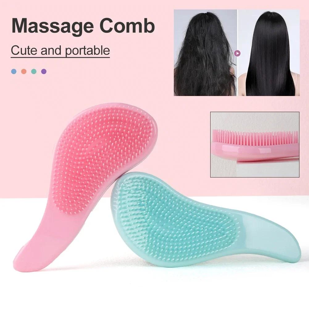 Detangling Comb Anti-static Massage Hair Brush Tangle Detangle Air Cushion Hair Brush Comb Salon Barber Hair Styling Tools
