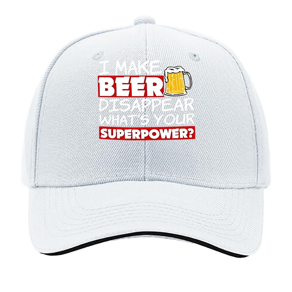 Fun I Made Beer Disappear Printed Adjustable Distressed Hat Casual Outdoor Hat Great Gift for Be Sandwich Baseball Cap