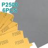 Akuoly Sandpaper for Precision Finishing Polishing, 2500, 3000, 5000, 7000, and 10000 Grits, 30 Sheets