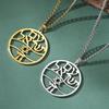 Dawapara Star of David Am Yisrael Chai Necklace Israel Chai Symbol Hebrew Blessing Judaica Amulet Stainless Steel Je Jewelry
