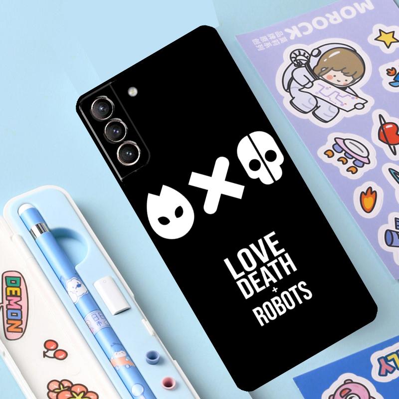 Love Death and Robots Case For Samsung Galaxy S23 S21 S22 Ultra Plus Note 10 20 S8 S9 S10 Plus S20 FE Cover Case