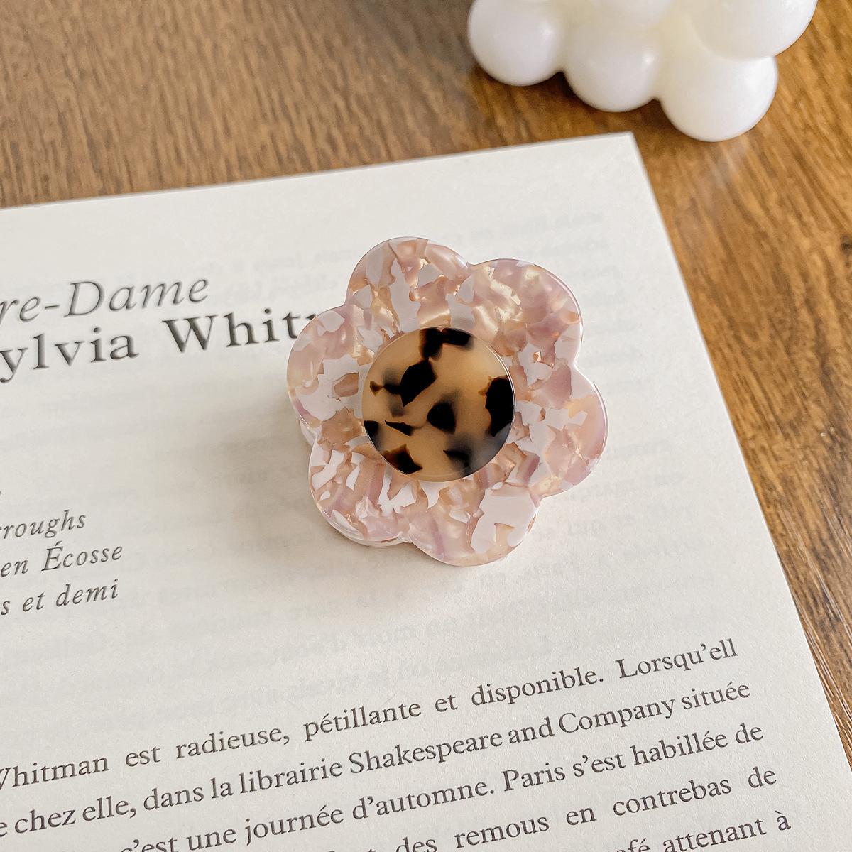 

Заколка для волос в стиле ретро «сладкий цветок» 2023 г. — полузавязанный зажим в виде акулы Direct Sales