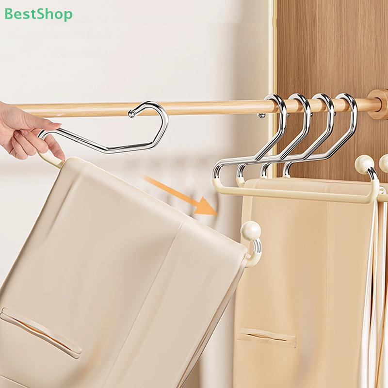 Goose-shaped Trouser Rack Household Seamless Non-slip Trouser Hanging Wardrobe Built-in Organizer Hanger Storage Artifact