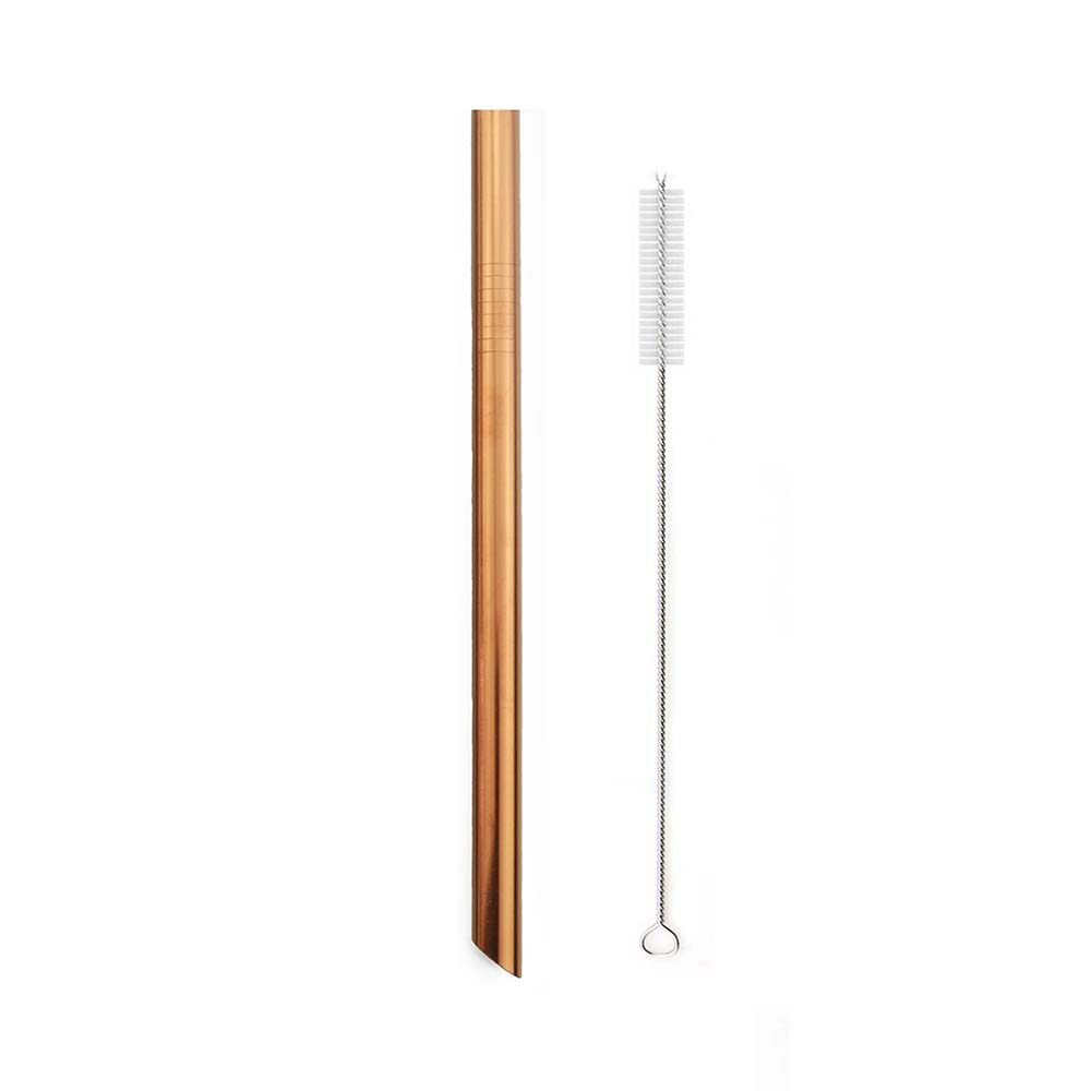 1 Stück Wiederverwendbarer Trinkhalm Edelstahlstrohhalm Breit 12mm Metallstrohhalm Set Perle Milchshake Bubble Tea Strohhalm Mit Reinigungsbürste
