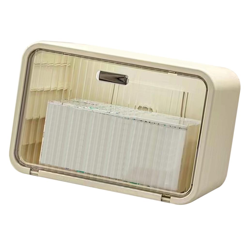 Pudełko na chusteczki montowane na ścianie 2 w 1 wodoodporny uchwyt na chusteczki pudełko z pokrywką dozownik do łazienki