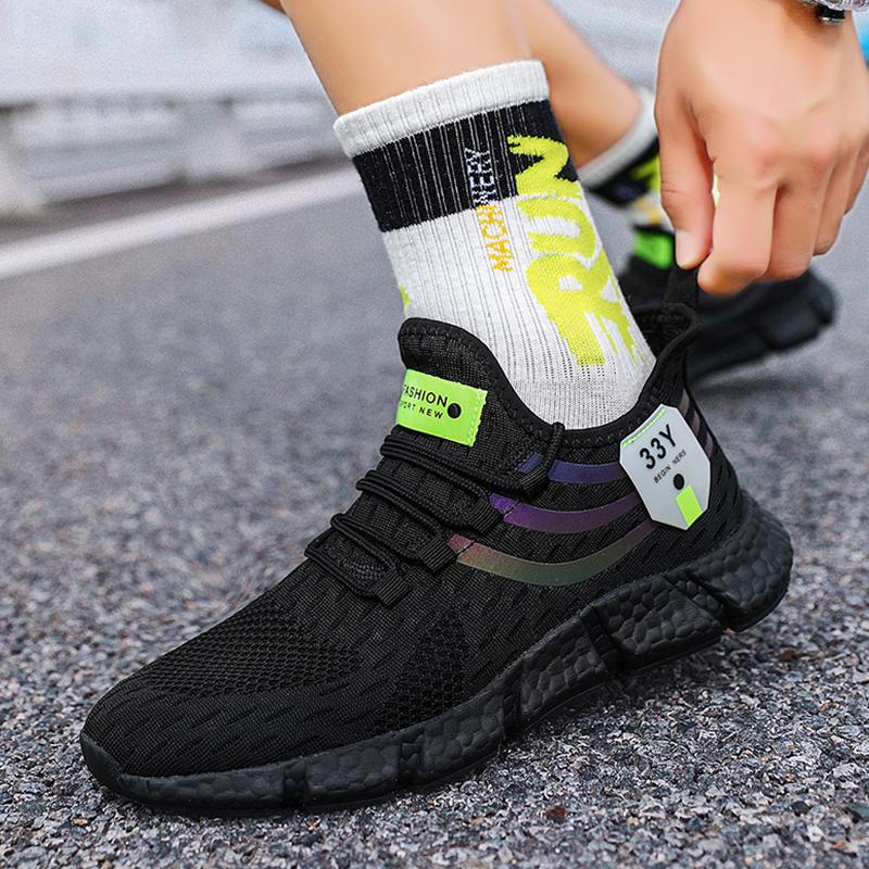 Men Casual Sports Shoes Breathable Lightweight Sneakers Outdoor Comfortable Tennis Running Shoes Male Vulcanized Shoes