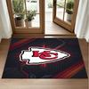 Kansas City Chiefs Design Crystal Velvet Rug Soft Decorative Mat for Bedroom Entrance