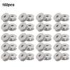 100Pcs Metal Bobbins for Flat Embroidery Car Sewing Machine Replacement Accessories