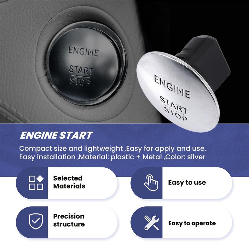 For Mercedes-Benz Push To Start Button Keyless Go Engine Start Stop Push Button