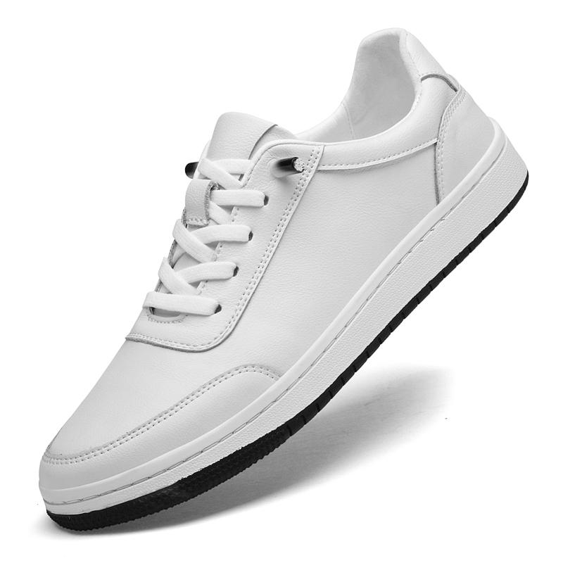 New Comfort Tenis Masculino Leisure Walk Male Sneakers Genuine Leather Mens Casual Shoes Stylish Flats Men Skateboard Footwear