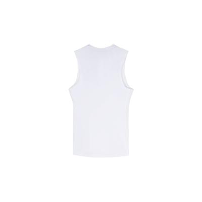 Tank Tops Men's White Crew Neck Moderate Straight Fit BV5601-100