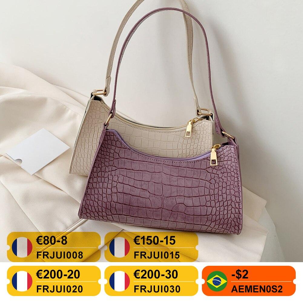 Buy Women Casual Shoulder Messenger Bags Pu Leather Pure Color Chain Tote Purses Youth Ladies