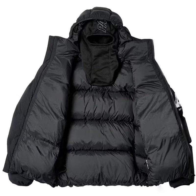 Winter Unisex Padded Jacket Thick Cotton Coat Color Block Fashion Loose Fit Warm Outerwear Couples Winter Jacket