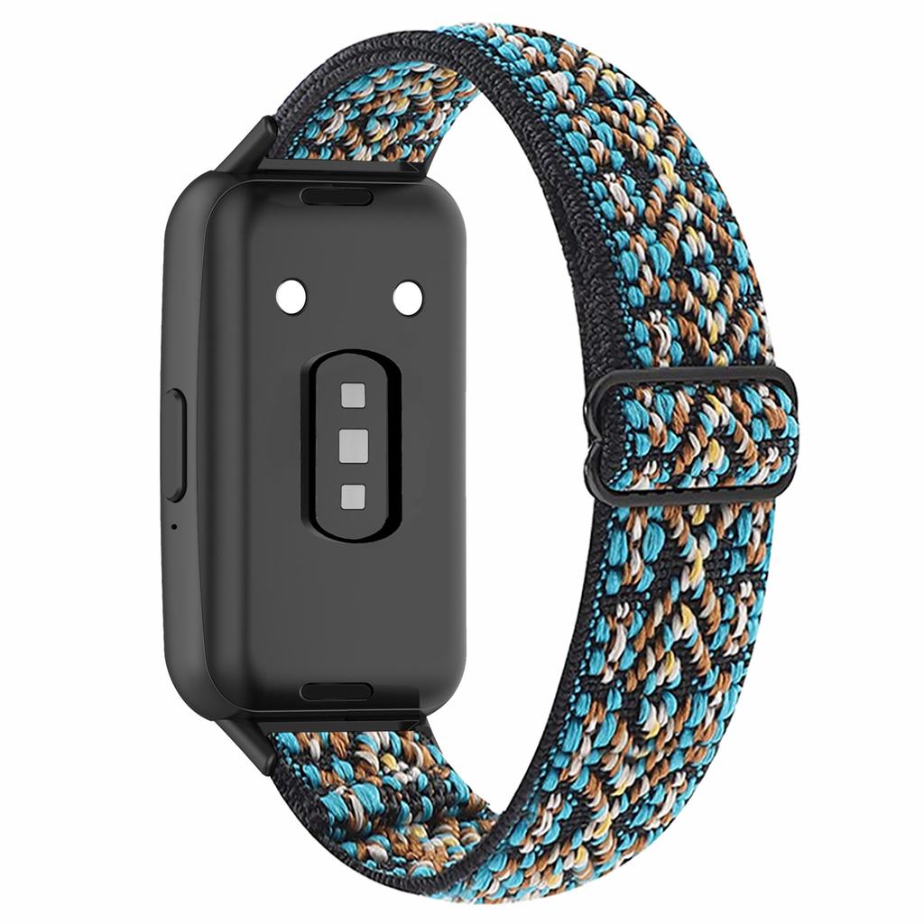 Para Samsung Galaxy Fit3 Pulseira de relógio Elástico Nylon Ajustável Smart Watch Band