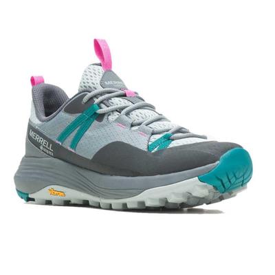 Hiking Shoes Grey with Blue and Pink Accents Siren 4 Goretex