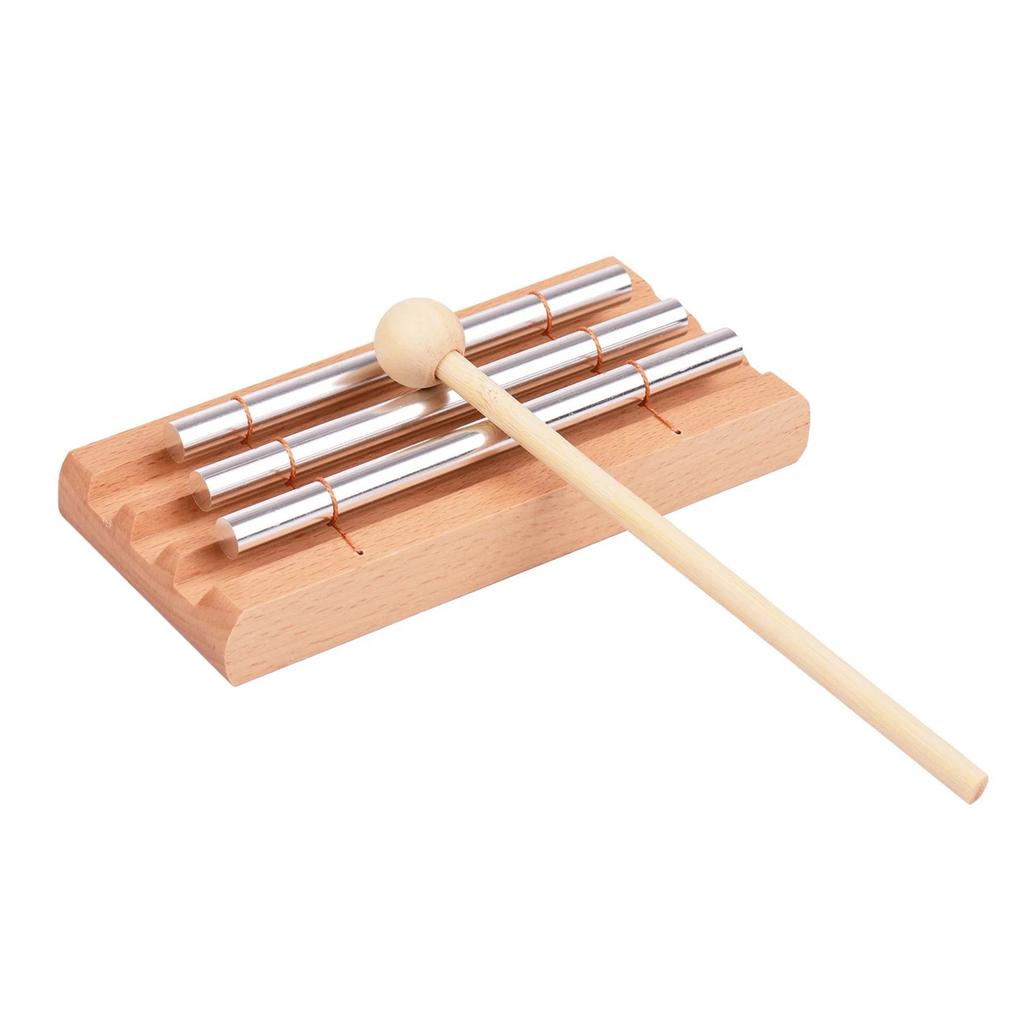 Classroom Chime Meditation Chimes Hand Bells Wooden Percussion Chime Instruments Meditation Gifts for Kids, Adult