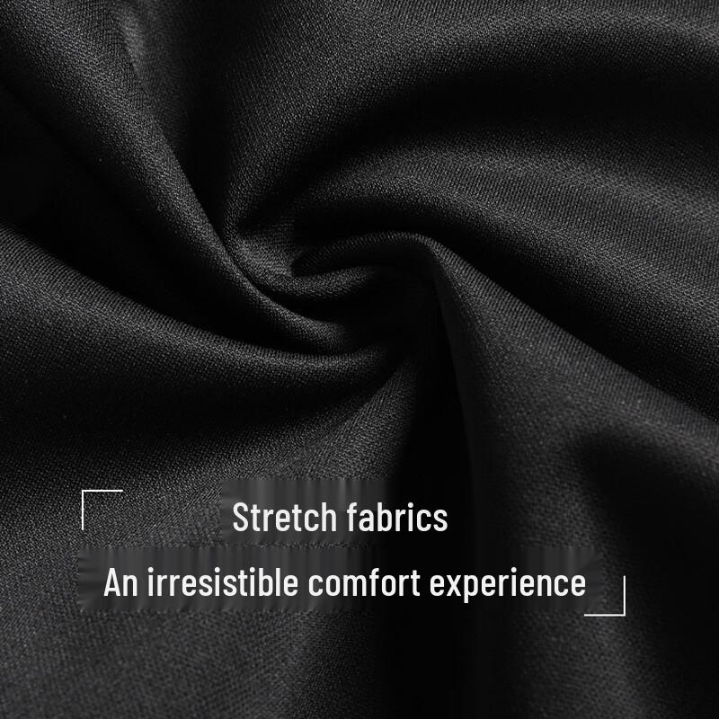 ROMON Men's Ice Silk Loose Straight-Leg Casual Pants
