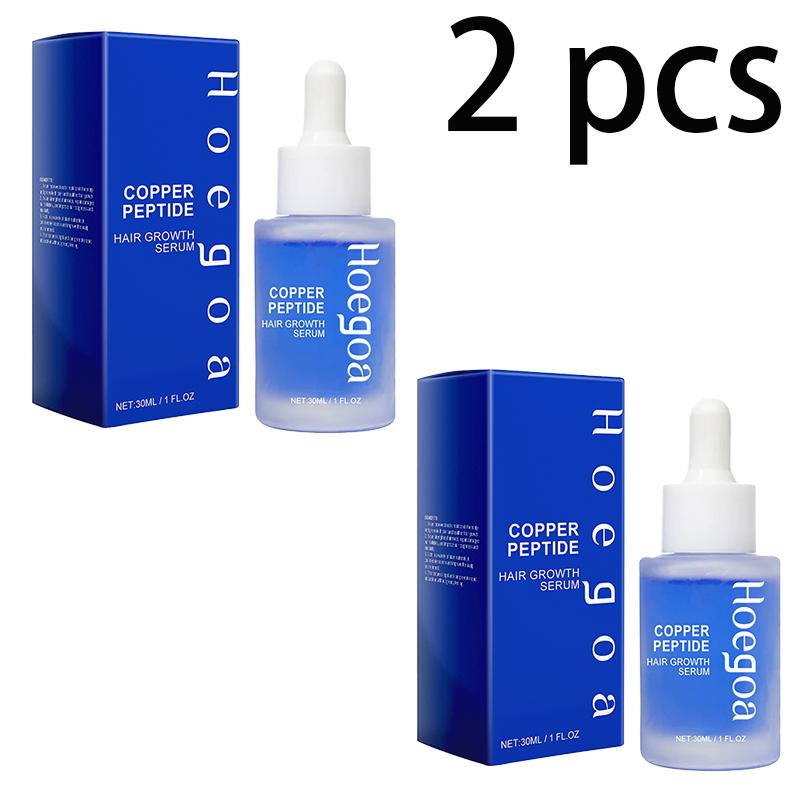 Hoegoa Copper Peptide Hair Serum Nutritive Nourishing Scalp Treatment Hair Root Repair Volume Strengthening Hair