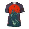 Jumeast 3D Evil Satanism Satan Bedruckte Herren-T-Shirts Grunge Y2K Casual T-Shirts Horror Fashion Streetwear T-shirty Gothic Tops