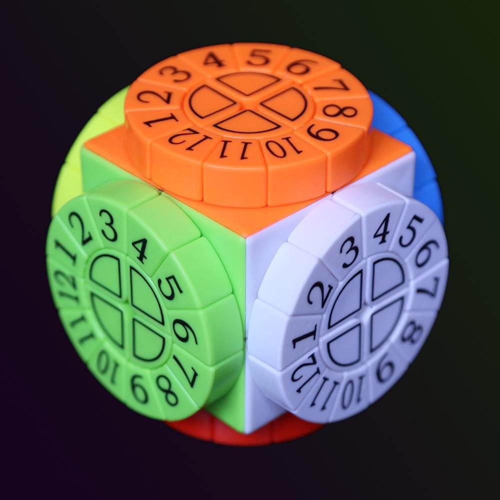 Magic Cube 2x2x2 Digital Time Machine Cube racing stress-relieving puzzle professional smooth speed game children's toy gift
