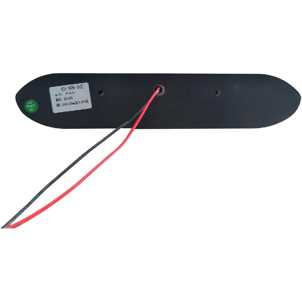 RV Black 12V Led Light 2 Set Porch Awning Lights Black 30 LED Exterior High Light-Output Low Ampere Draw for Trucks Motorhome Caravan Camper Trailer