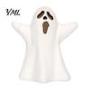 Compact Showcase Decorations Halloween Decoration, Resin Skull Ghost Mouth Gnome Figurine for Home Durable Craft Ornaments Table Tiered Tray,