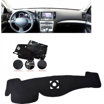 1x Black Dashmat Dashboard Mat Cover Anti-Sun For Infiniti G25 G35 G37 2008-2015