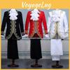 Costum Regal Rege Prinț Renaștere Medieval Bărbați Cosplay Set Haină și Pantaloni