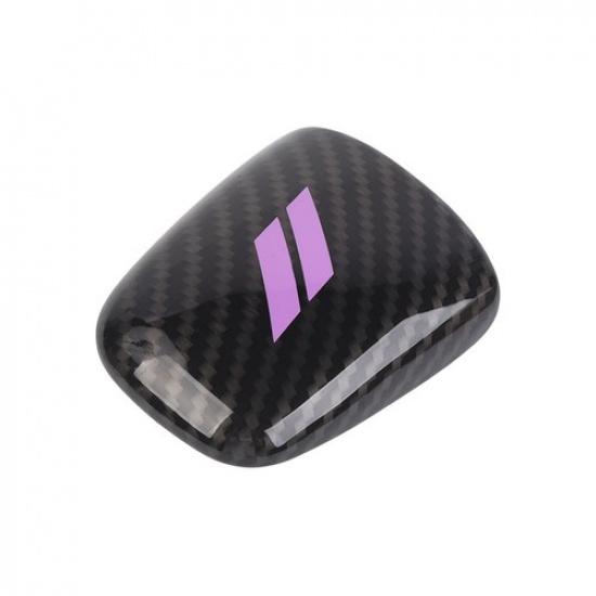 Carbon fiber Black Gear Shift Control Decor Cover for Challenger Charger Durango