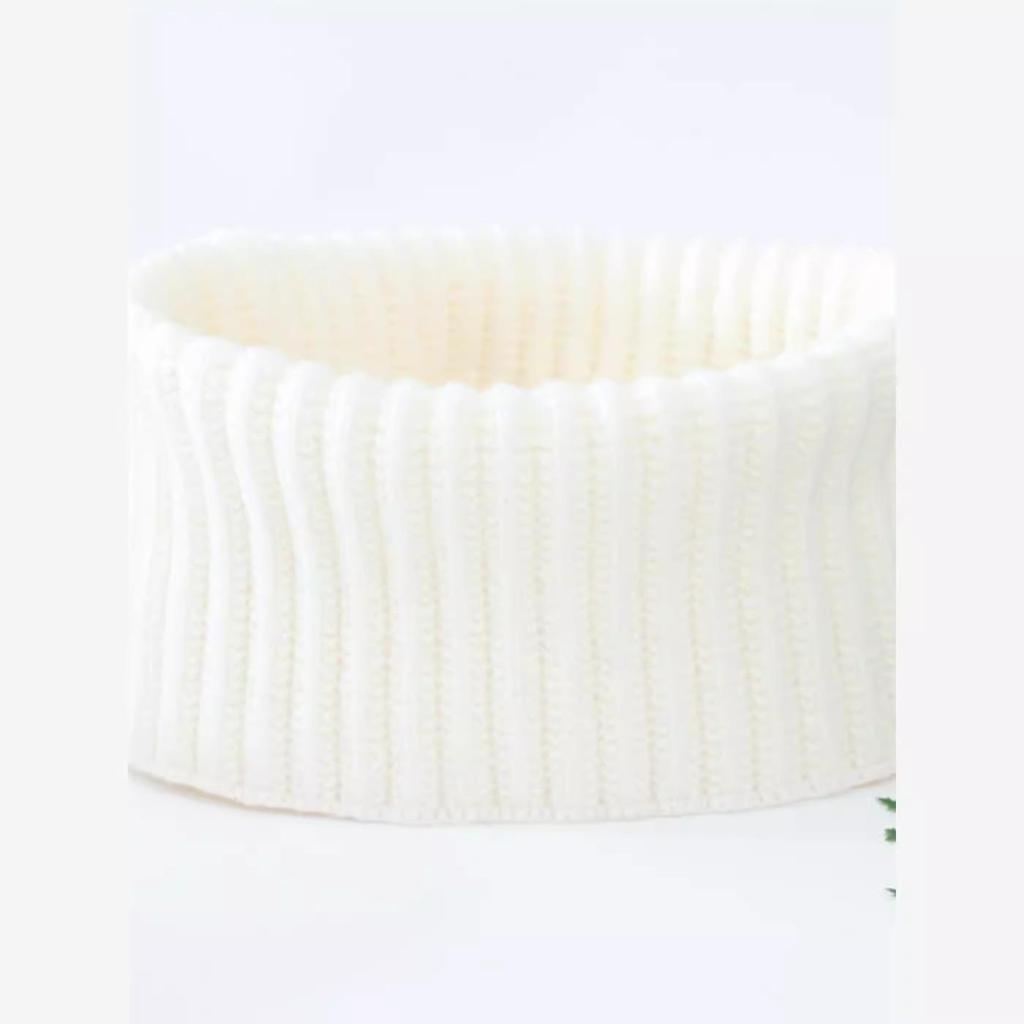 Unisex Verdickter Kaschmir-Nackenwärmer: Vielseitiger Strick-Pullover-Dickey-Schal für Herbst & Winter