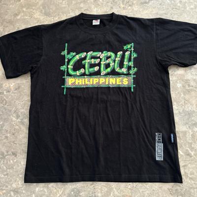 Vintage 1990s Cebu Philippines Bamboo Graphic Tee Shirt 2XL Unisex T-Shirt