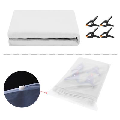 2 x 3m Fotoğrafçılık Fon Seti 4 Klipsli Polyester Arka Plan Ekranı Stüdyo/Canlı Yayın için
