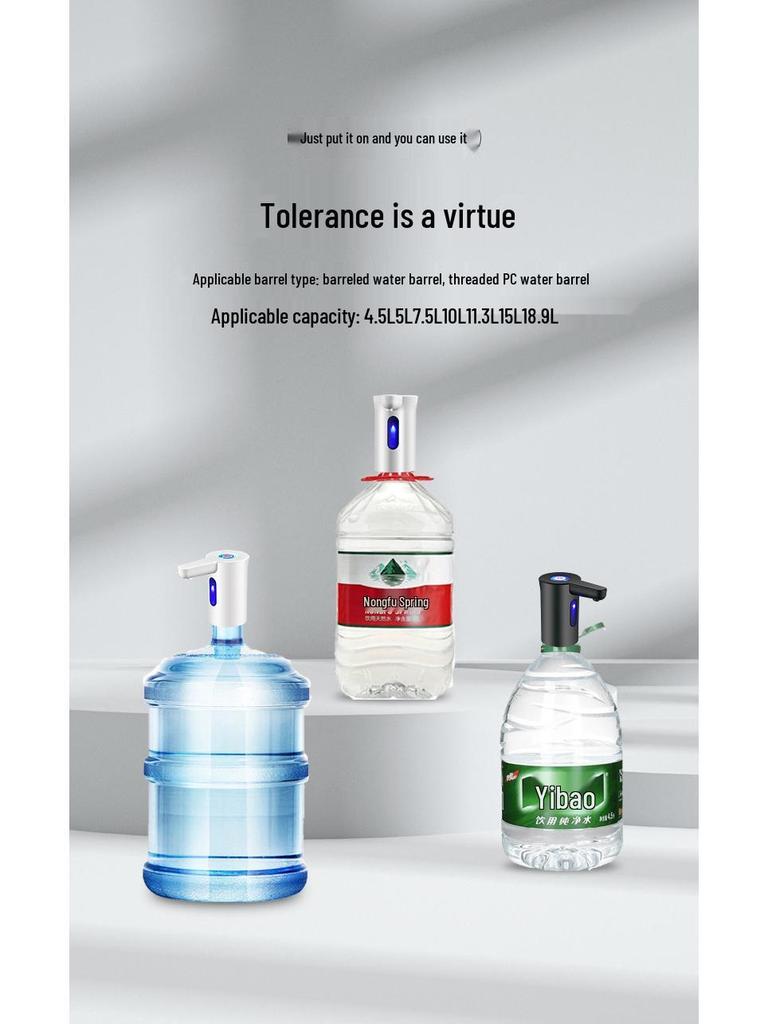 ავტომატური ბოთლის წყლის ტუმბო დისპენსერი საყოფაცხოვრებო მოხმარებისთვის