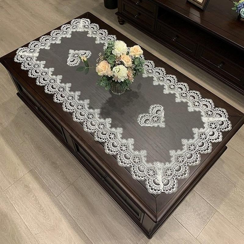 Table Cloth Lace Retro French Style Decorate Fashion Design Anti-dirty Popular Home Textile Rectangle Living Room Daily Simple