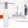 300ml Sink Soap Dispenser Lotion Pump Dispenser 304 Stainless Steel Lotion Dispenser For Kitchen Chromeplate