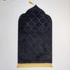 Soft Prayer Mat Thick Sponge Easy To Carry with Tassel Embossed Prayer Mat for Multiple Scenes