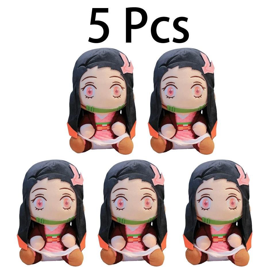 Cute Japan Demon Slayer Plush Dolls Lovely Anime Kimetsu No Yaiba Kamado Tanjirou Nezuko Zenitsu Kyoujurou Toys Gifts
