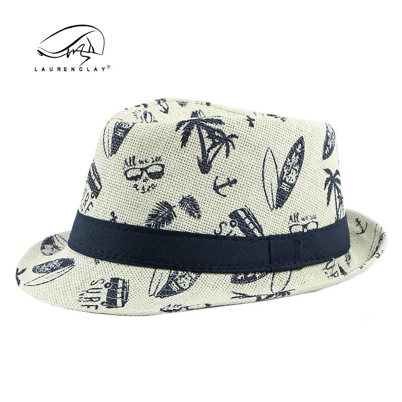 

Детско-родительская шляпа летняя уличная солнцезащитная шляпа-козырек соломенная пляжная шляпа федора женская британская джазовая шляпа мужская детская children s 52-54cm