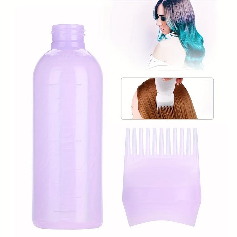 120Ml Hair Dye Bottle With Applicator Brush Salon Hair Coloring Dyeing Bottles