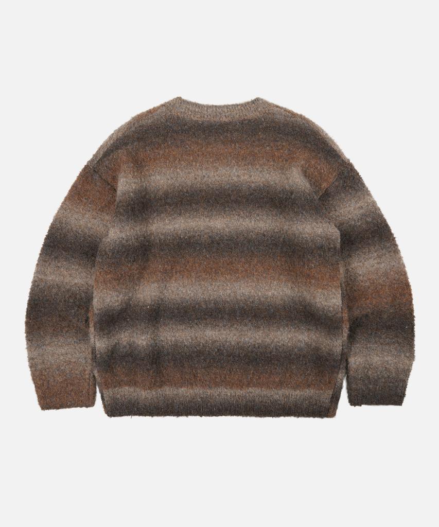 FRIZMWORKS Gradation Boucle Knit _ Brown