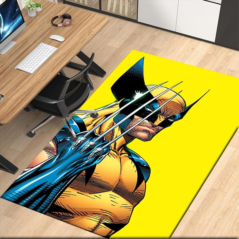 Wolverine Printed Carpet, for Office Chair Living Room Bedroom Kitchen Room Decor Gifts.