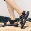 Fashion Sandals for Men Brand Summer Genuine Leather Men Slippers Gladiator Men Beach Sandals Soft Comfortable Outdoors Wading Shoes