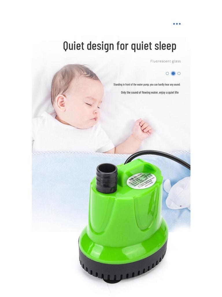 Bomba Sumergible de Fondo para Acuario de 110V para Paisajismo y Circulación de Agua