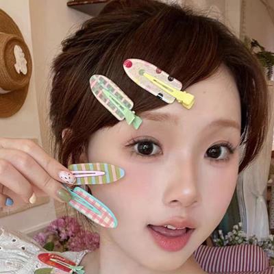 2 pezzi/confezione Fermagli Colorati Carini a Forma di Frutta Traceless per Bambine Fermagli per Capelli Carini Barrettine Pinze per Capelli Bellissimi Accessori per Capelli