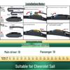 Chevrolet Sail Frameless Silent Wiper Blade