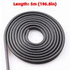 5m Car Anti-Collision Decorative Strip Universal U-Shaped Protection Door Side Seal Built-In Steel Plate Anti-Collision Strip Interior Mirrors 6
