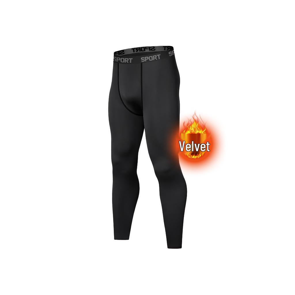 Set Termico Fitness Asciugatura Rapida da Uomo - Autunno/Inverno Taglie Forti Tuta Strato Base