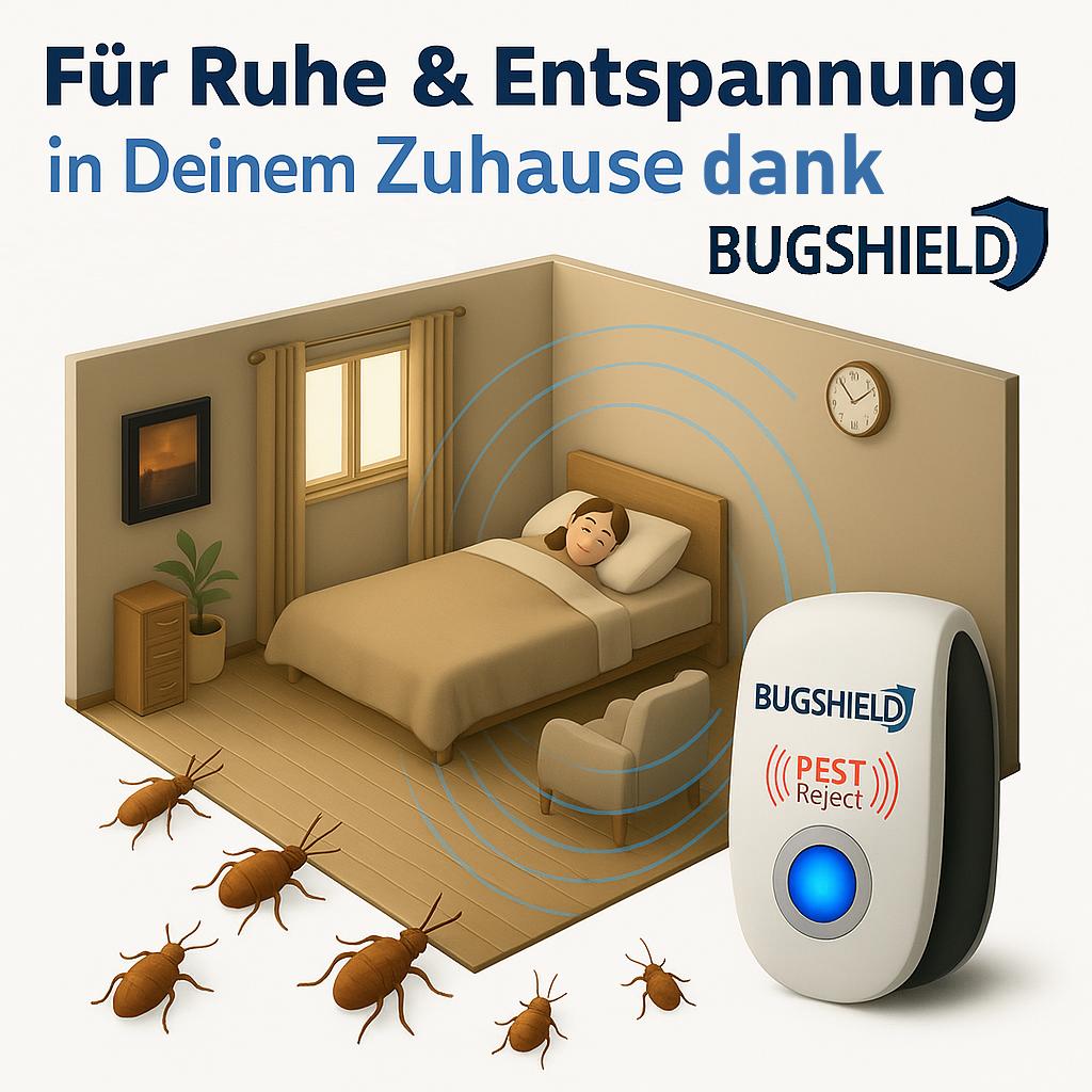 BugShield™ Milbenschreck Repelent de insecte împotriva acarienilor, țânțarilor și altele. - fără chimie!