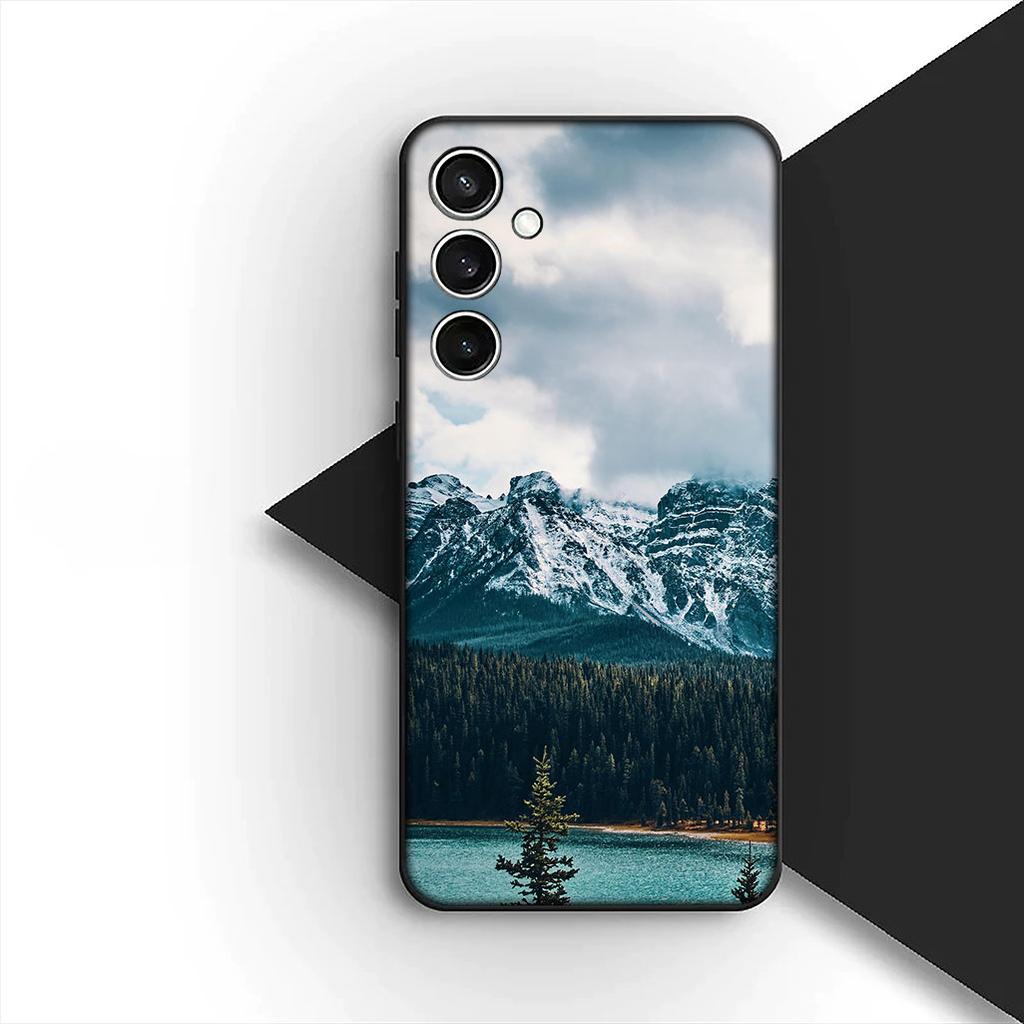 for Samsung Galaxy S20 S22 S21 FE Ultra Plus A07 A17 A15 A16 A25 A57 A37 Phone Case Mountain Sea Wave Beach Travel landscape
