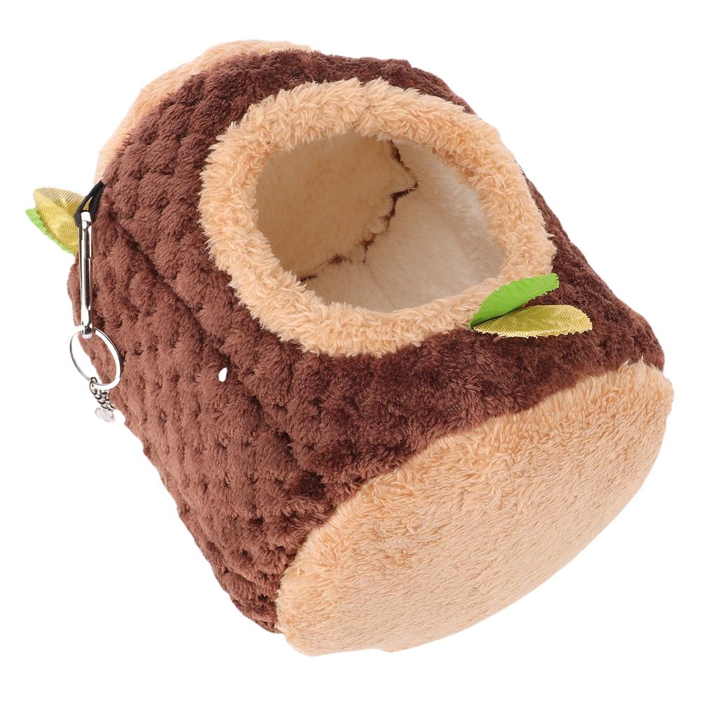 Hängender Hamsterkäfig Halboffene Struktur Weiche Plüsch-Hamsterhängematte Haus für Zuhause